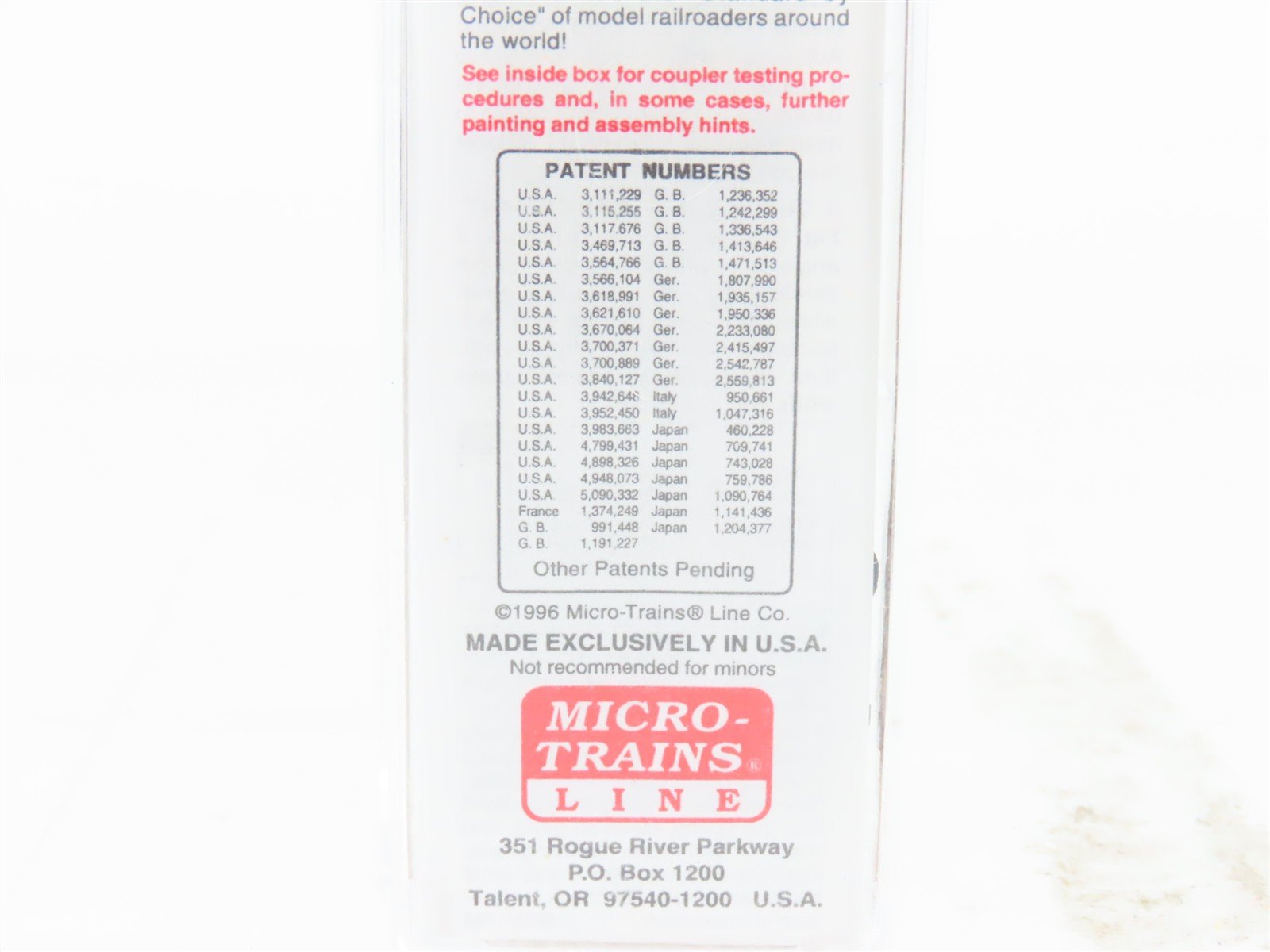 N Scale Micro-Trains MTL 25550/1 CSXT 50' Single Door Box Car #141053