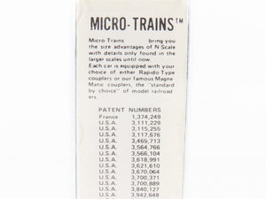 N Micro-Trains MTL 36010 USLX Tropicana 50' Double Plug Door Box Car #13083