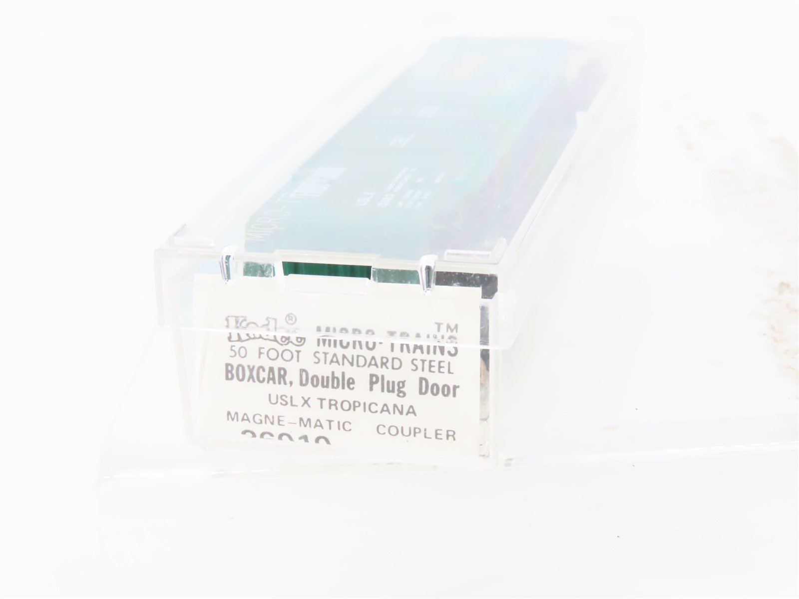 N Micro-Trains MTL 36010 USLX Tropicana 50' Double Plug Door Box Car #13083