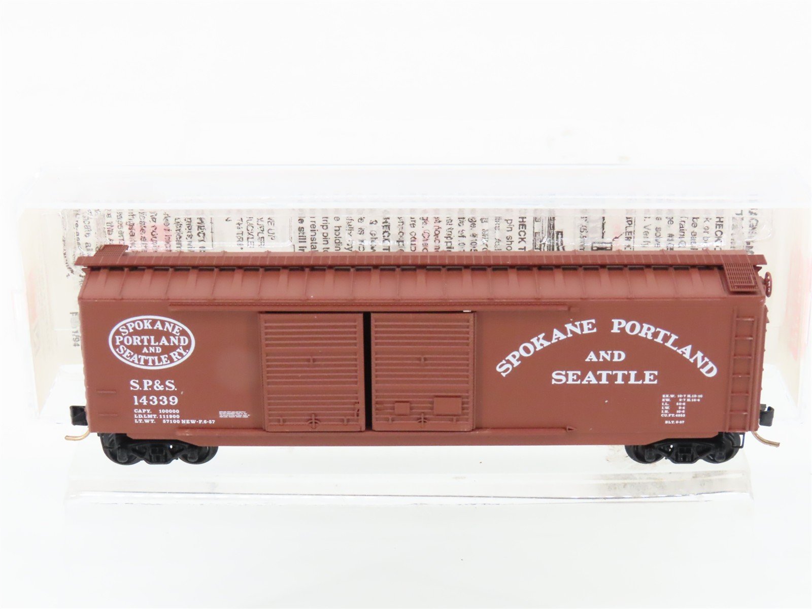 N Micro-Trains MTL 34210 SP&S Spokane Portland & Seattle 50' Box Car #14339