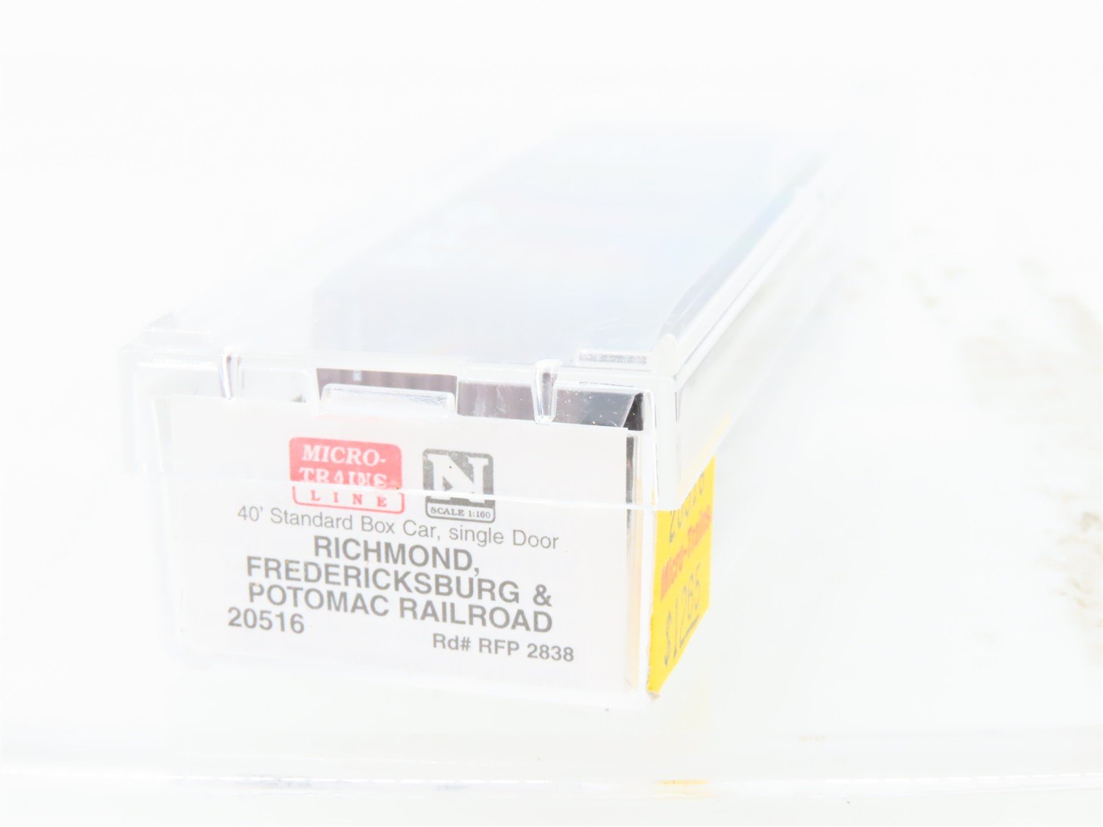 N Micro-Trains MTL 20516 RFP Richmond Fredericksburg & Potomac 40' Box Car #2838