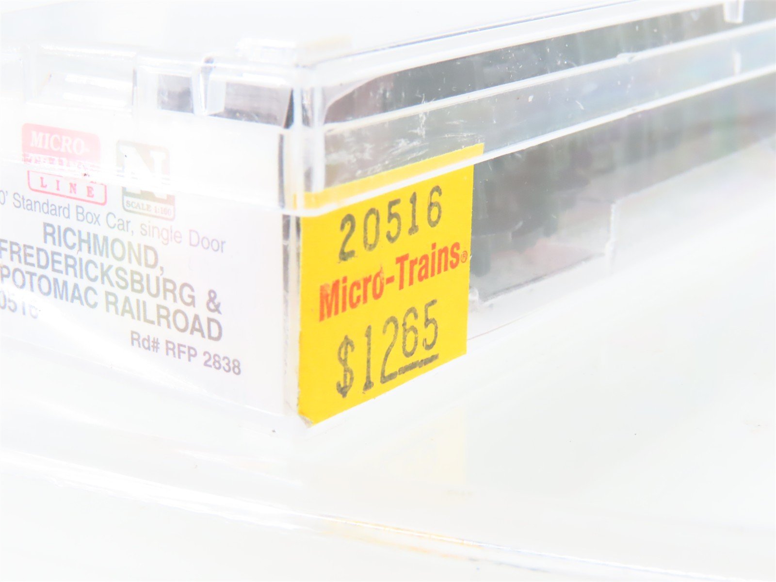 N Micro-Trains MTL 20516 RFP Richmond Fredericksburg & Potomac 40' Box Car #2838