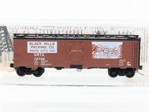 N Scale Micro-Trains MTL 59530 URTX Black Hills Packing Co 40' Reefer #72722