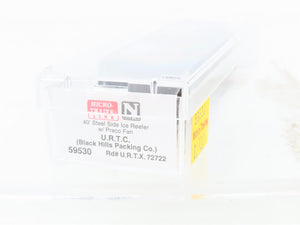 N Scale Micro-Trains MTL 59530 URTX Black Hills Packing Co 40' Reefer #72722