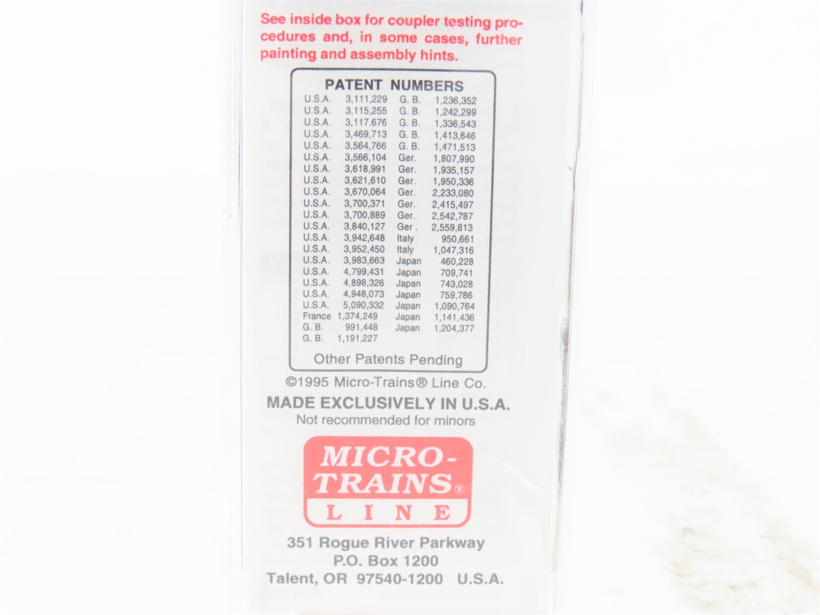 N Micro-Trains MTL 70050 NPM Northern Pacific 51' 3-3/4