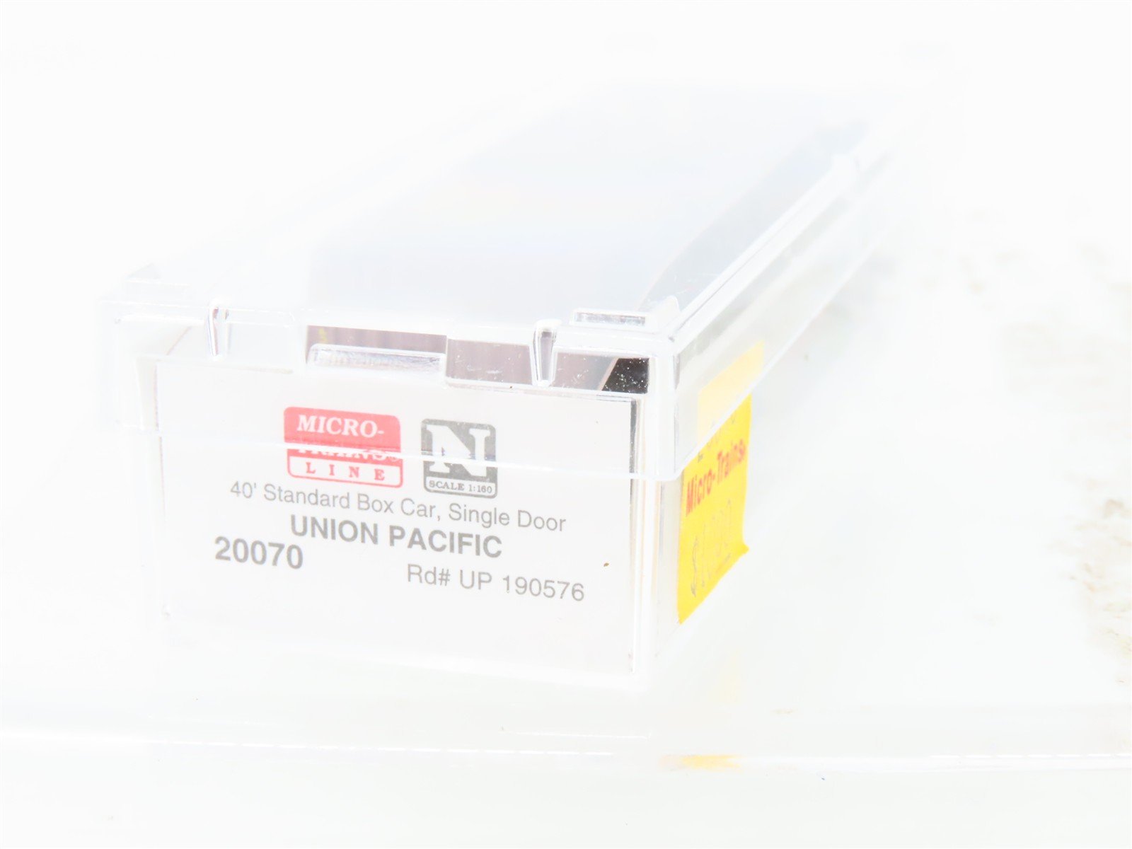N Scale Micro-Trains MTL 20070 UP Union Pacific 40' Single Door Box Car #190576