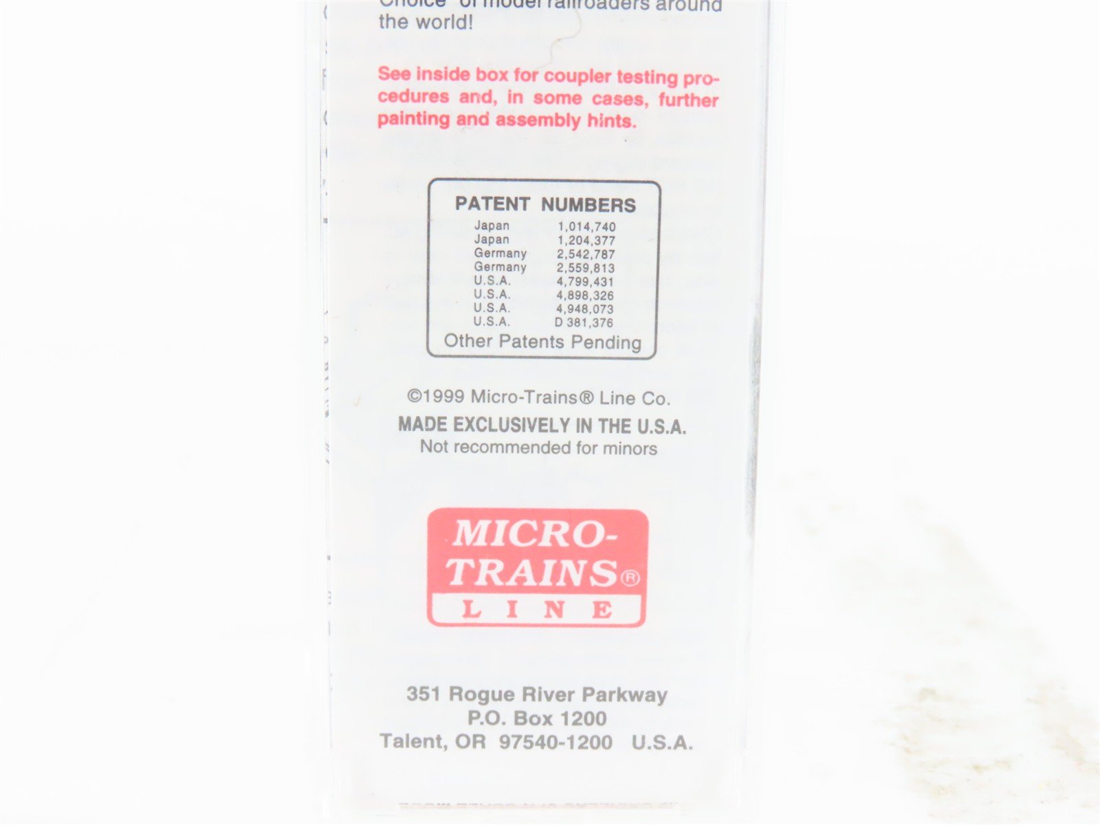 N Scale Micro-Trains MTL 49510 WIF West India Fruit 40' Wood Reefer #724