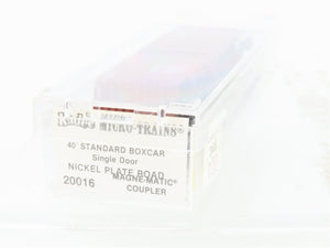 N Scale Kadee Micro-Trains MTL 20016 NKP Nickel Plate Road 40' Box Car #13456