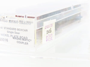 N Scale Kadee Micro-Trains MTL 20016 NKP Nickel Plate Road 40' Box Car #13456