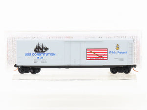 N Scale Micro-Trains MTL 03800412 USS Constitution 50' Plug Door Box Car #IX-21