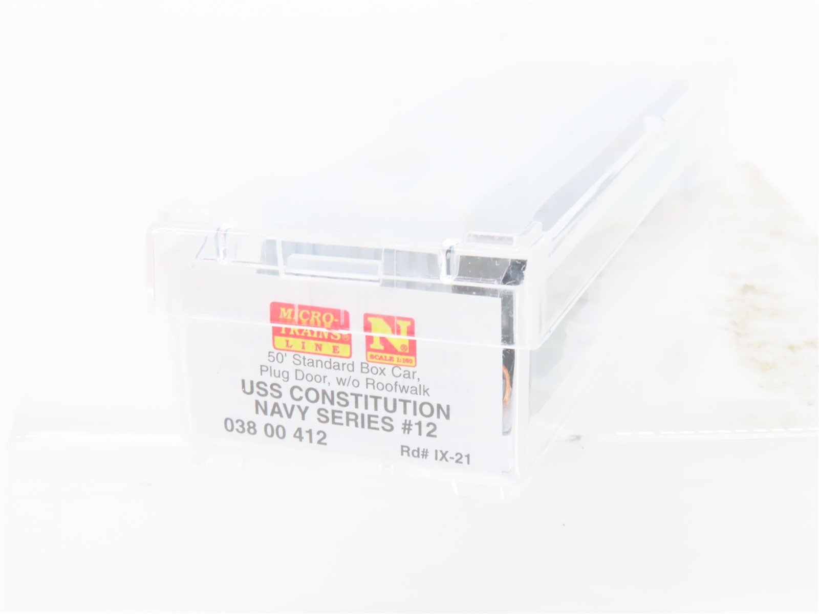 N Scale Micro-Trains MTL 03800412 USS Constitution 50' Plug Door Box Car #IX-21