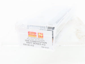 N Scale Micro-Trains MTL 03800412 USS Constitution 50' Plug Door Box Car #IX-21