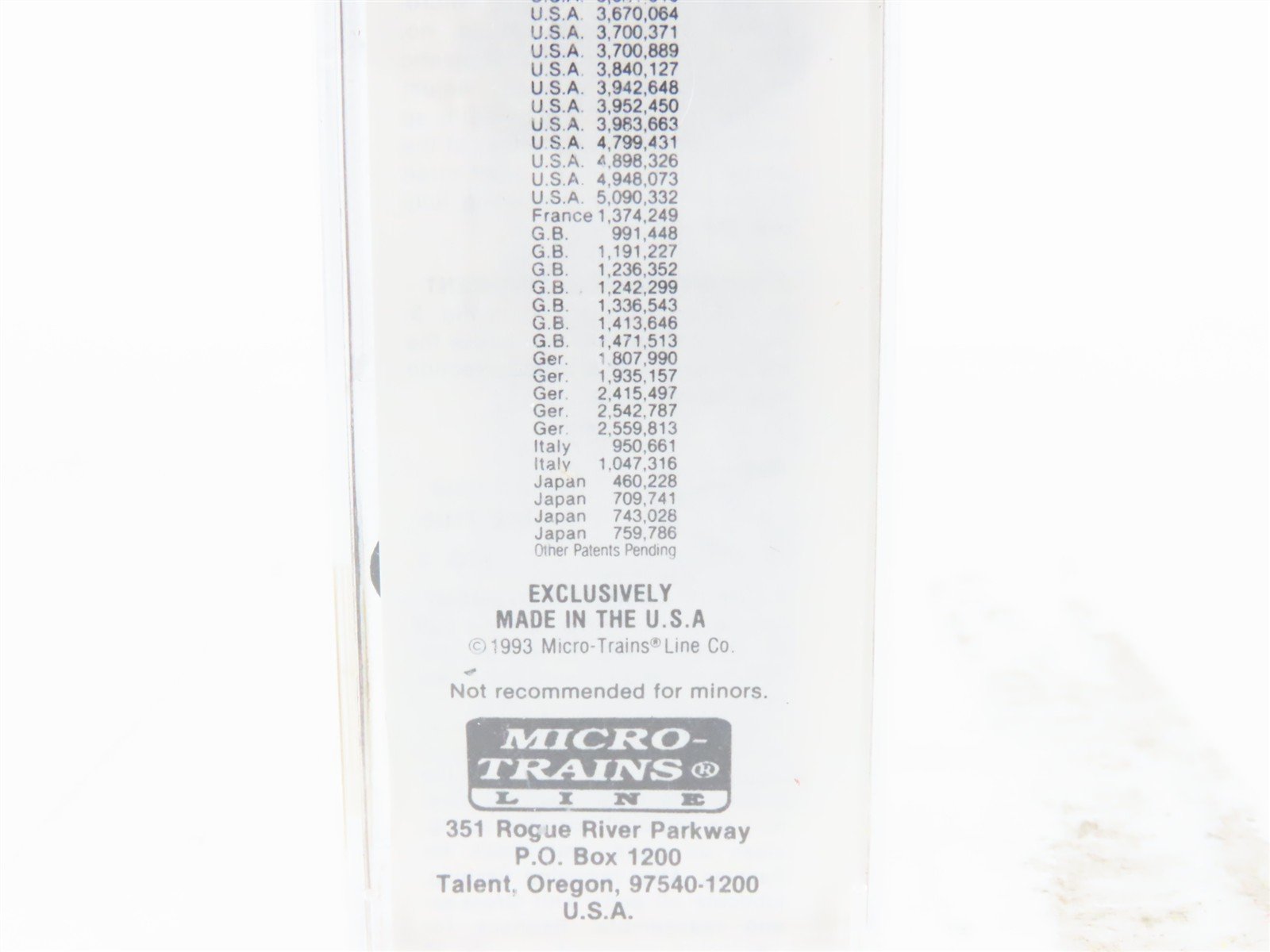 N Scale Micro-Trains MTL 26040 MP Missouri Pacific Railroad 50' Box Car #367926