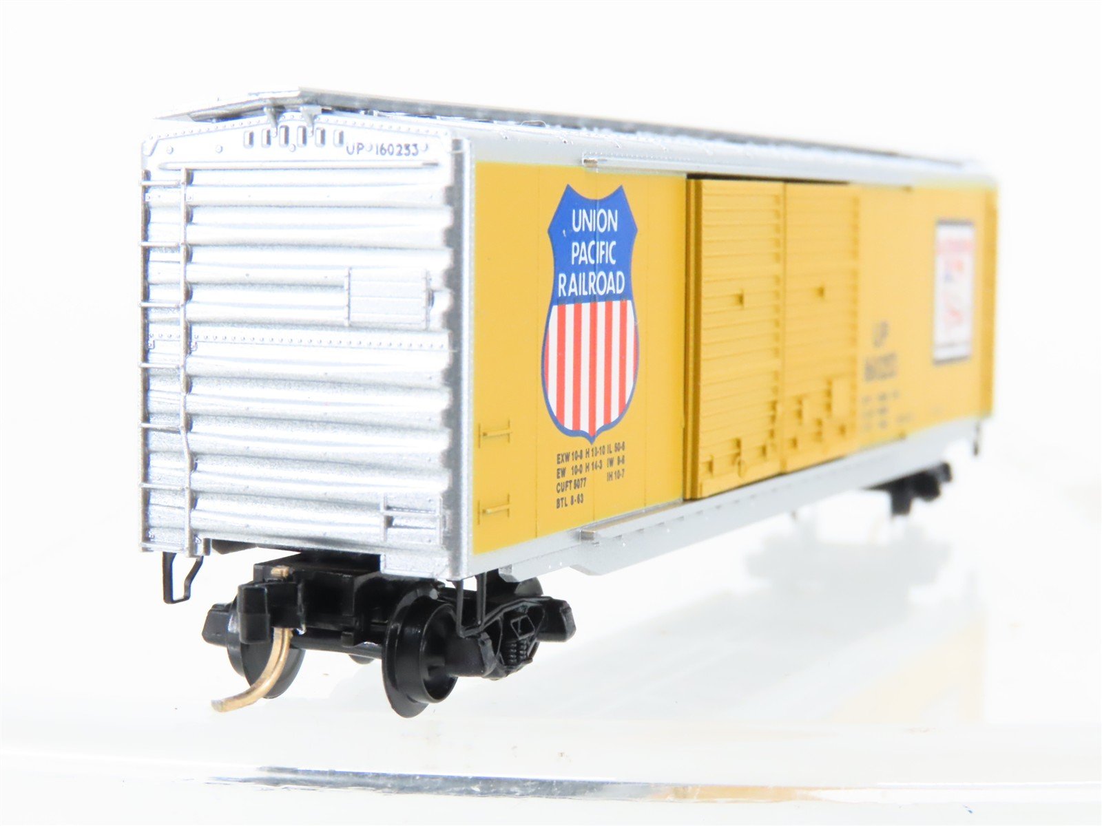 N Scale Micro-Trains MTL 34090 UP Union Pacific 50' Double Door Box Car #160253