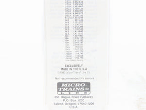 N Scale Micro-Trains MTL 34090 UP Union Pacific 50' Double Door Box Car #160253