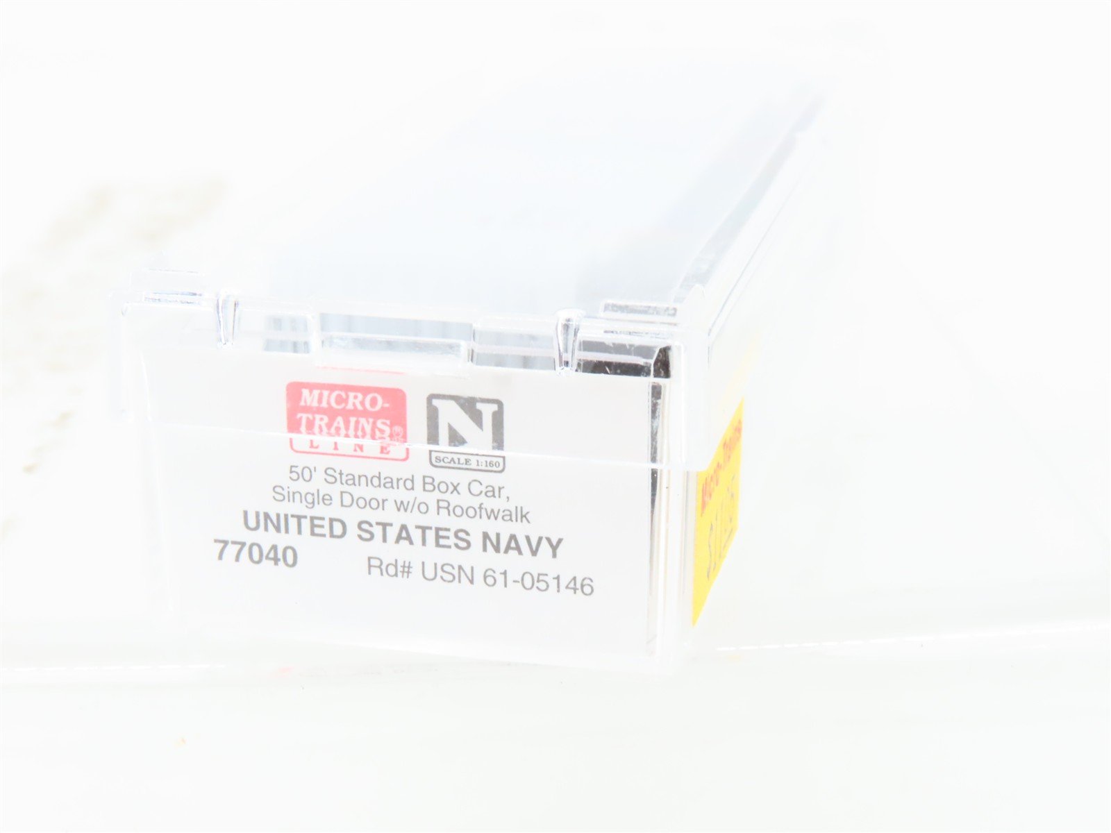 N Scale Micro-Trains MTL 77040 USN United States Navy 50' Box Car #61-05146