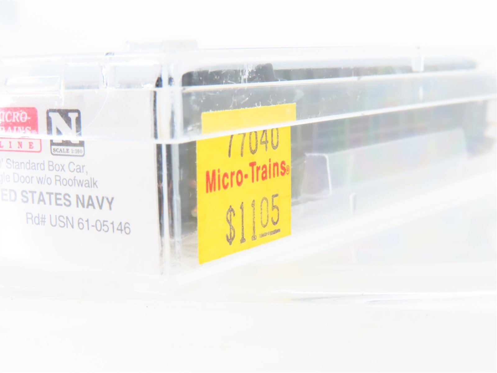 N Scale Micro-Trains MTL 77040 USN United States Navy 50' Box Car #61-05146