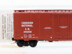 N Micro-Trains MTL 21120 CN Canadian National 40' Plug Door Box Car #290159