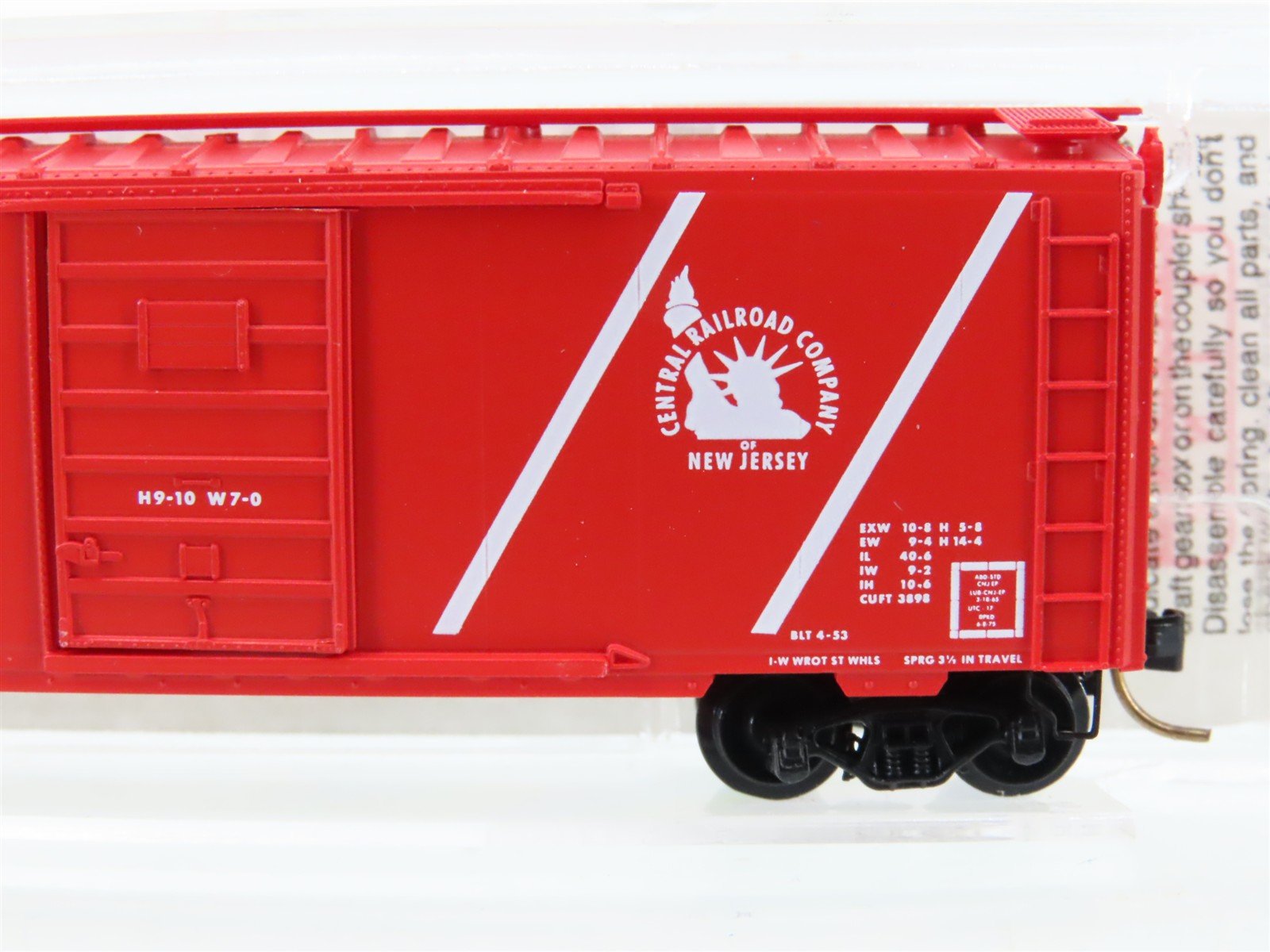 N Scale Micro-Trains MTL 20196 CNJ Jersey Central 40' Single Door Box Car #20505