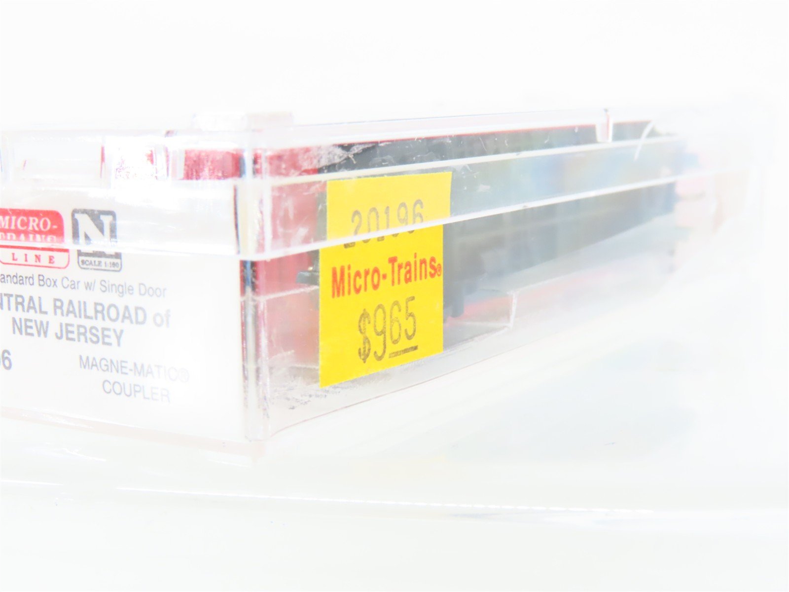 N Scale Micro-Trains MTL 20196 CNJ Jersey Central 40' Single Door Box Car #20505