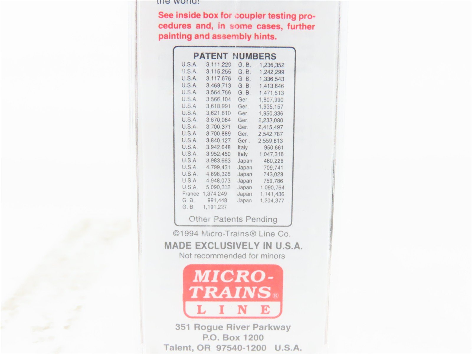 N Micro-Trains MTL 22040 NP Northern Pacific 40' Combination Door Box Car #8345