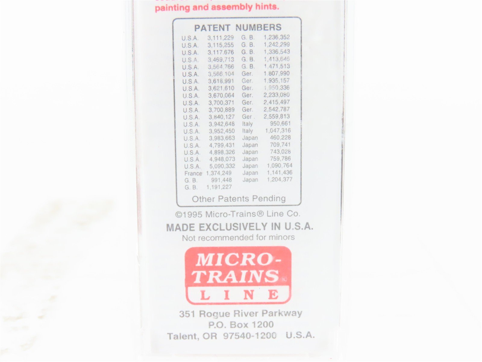 N Micro-Trains MTL 20206 CN Canadian National 40' Single Door Box Car #521995