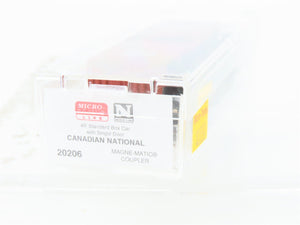 N Micro-Trains MTL 20206 CN Canadian National 40' Single Door Box Car #521995