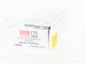 N Scale Micro-Trains MTL 120040 MEC Maine Central Pine Tree 40' Box Car #5530
