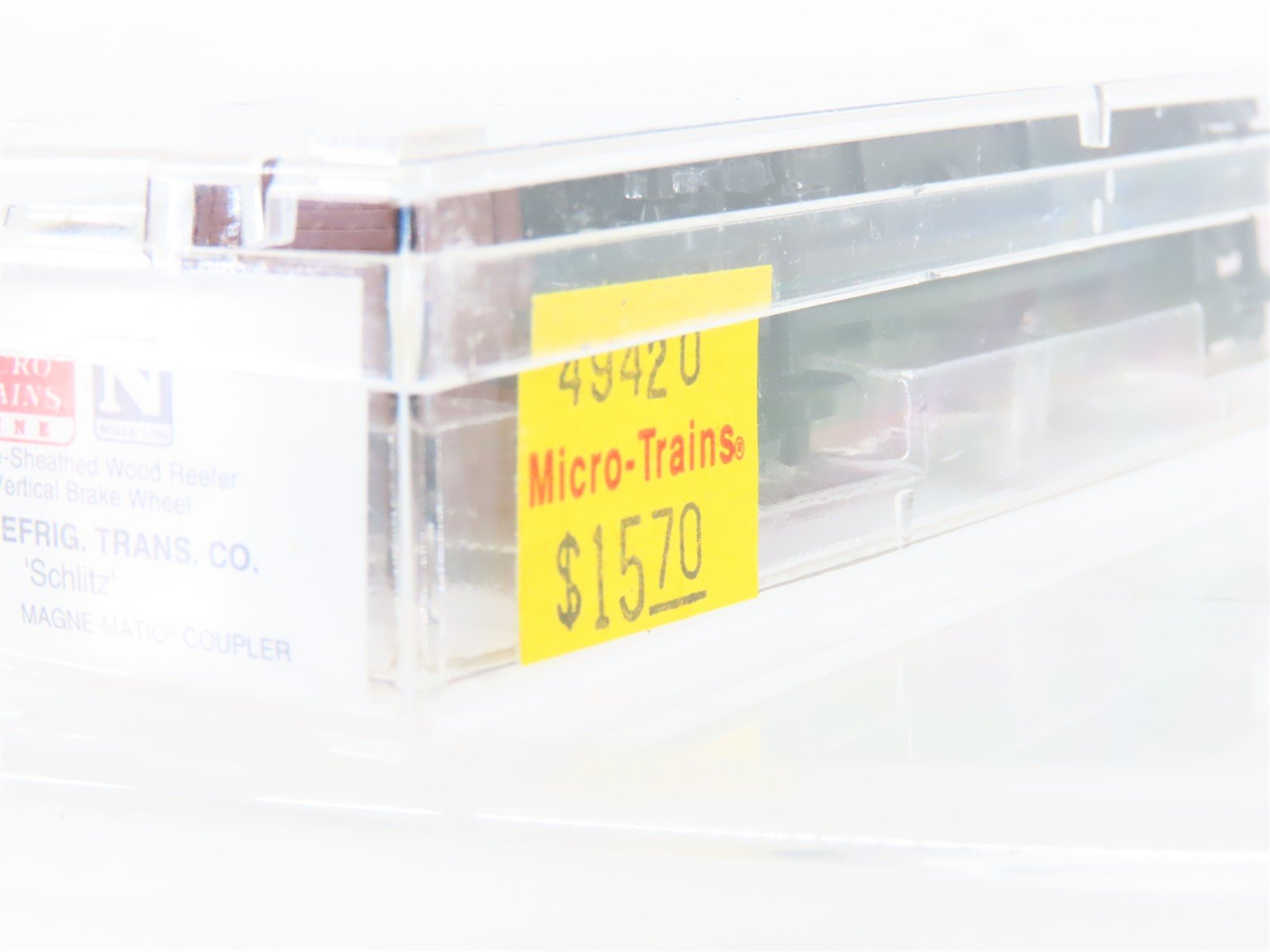 N Scale Micro-Trains MTL 49420 URTC Schlitz Beer 40' Wood Reefer #92132