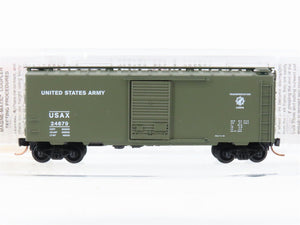 N Micro-Trains MTL 20456 USAX United States Army 40' Single Door Box Car #24679