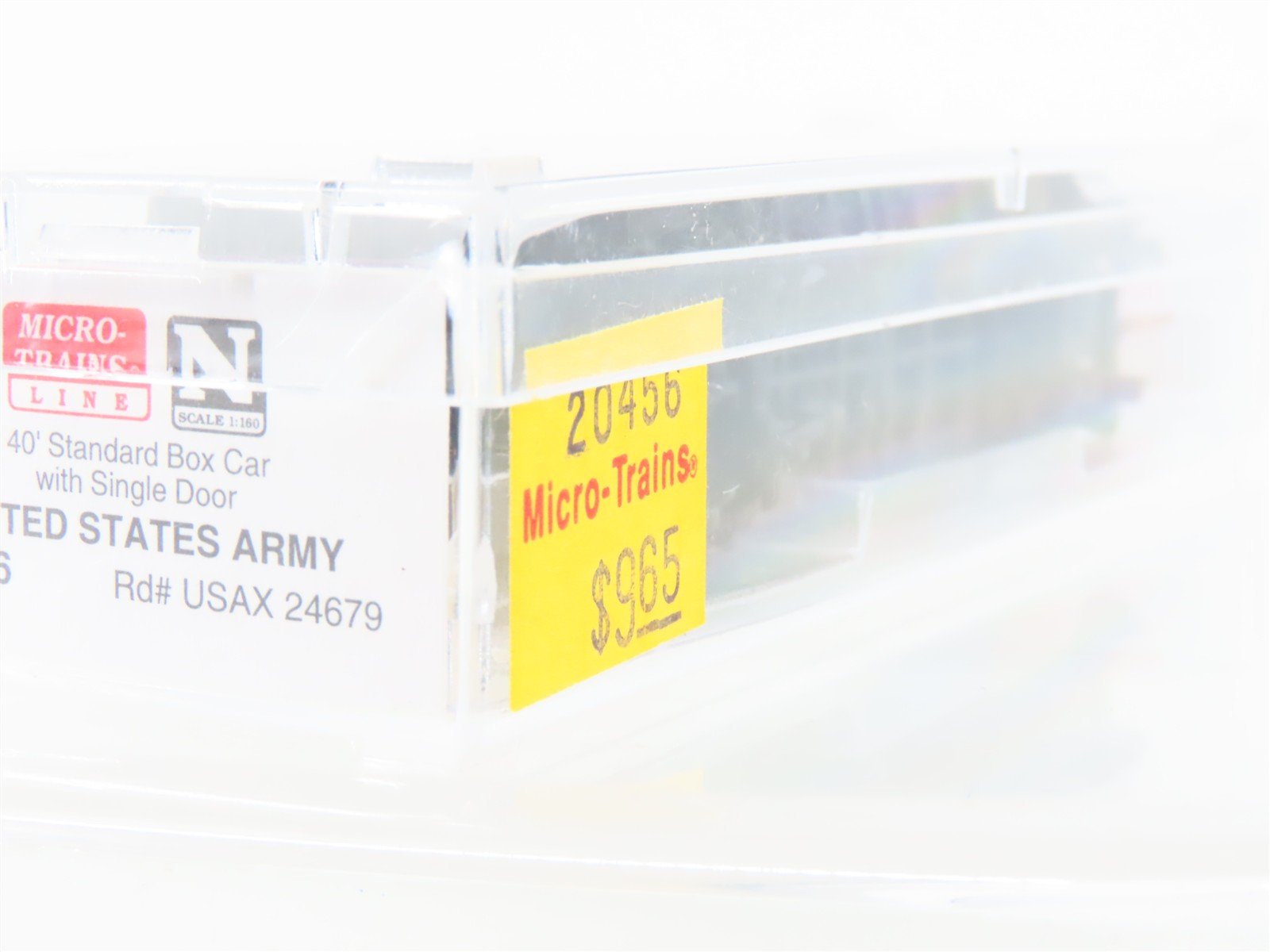 N Micro-Trains MTL 20456 USAX United States Army 40' Single Door Box Car #24679