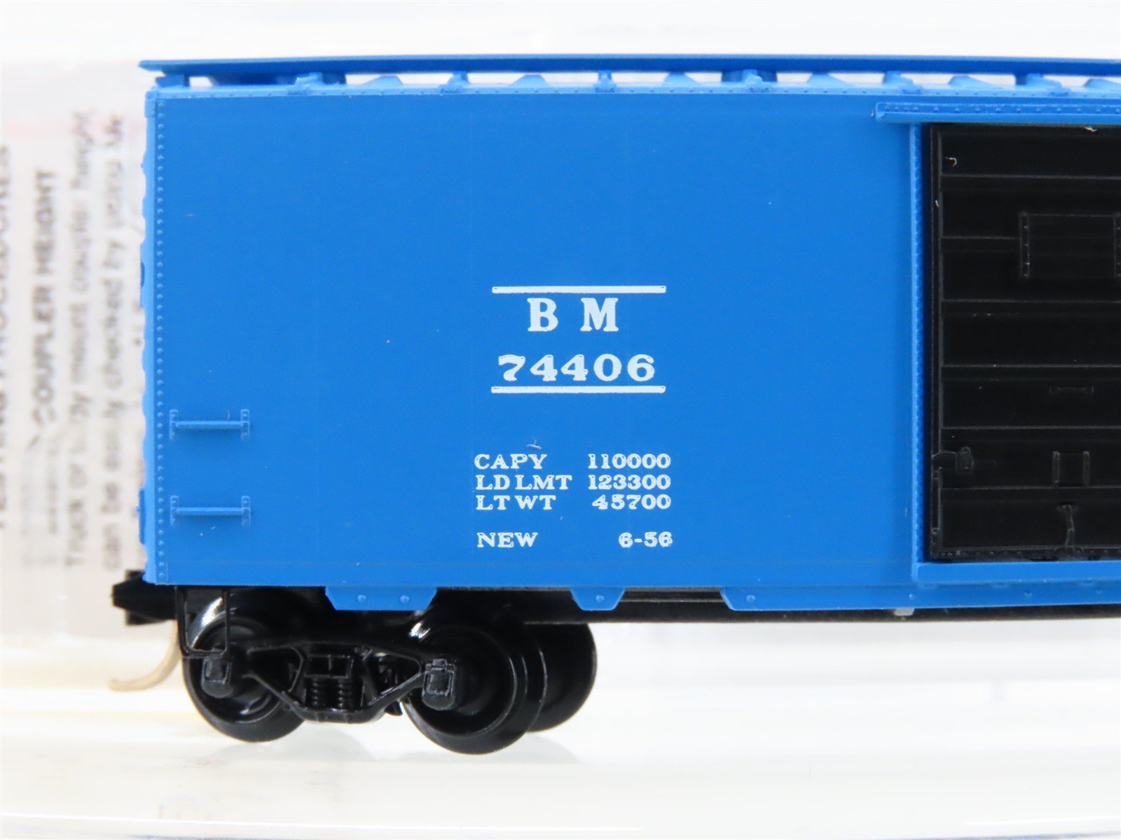 N Scale Micro-Trains MTL 20140 BM Boston & Maine 40' Single Door Box Car #74406