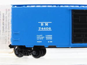 N Scale Micro-Trains MTL 20140 BM Boston & Maine 40' Single Door Box Car #74406