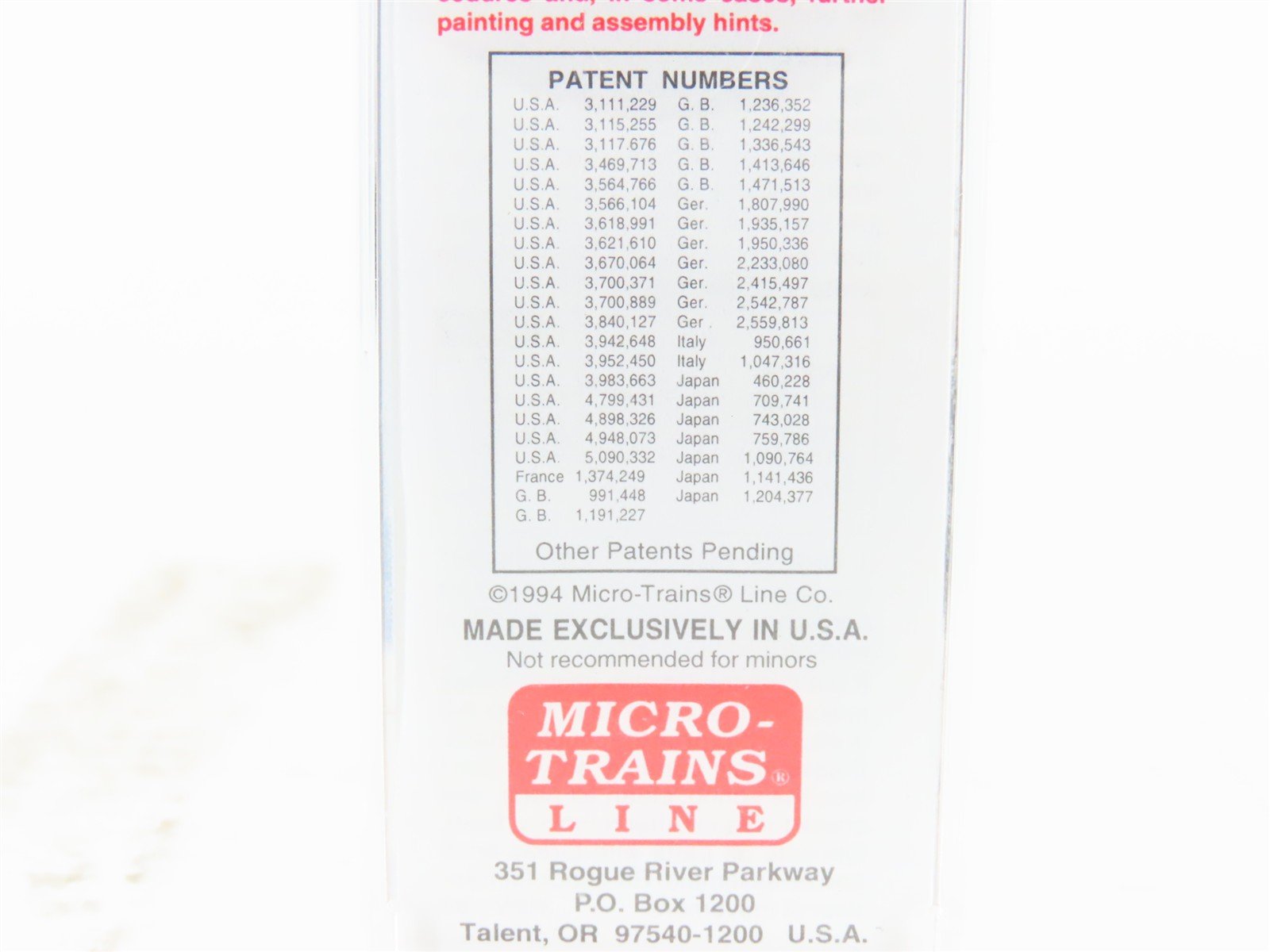 N Scale Micro-Trains MTL 20140 BM Boston & Maine 40' Single Door Box Car #74406