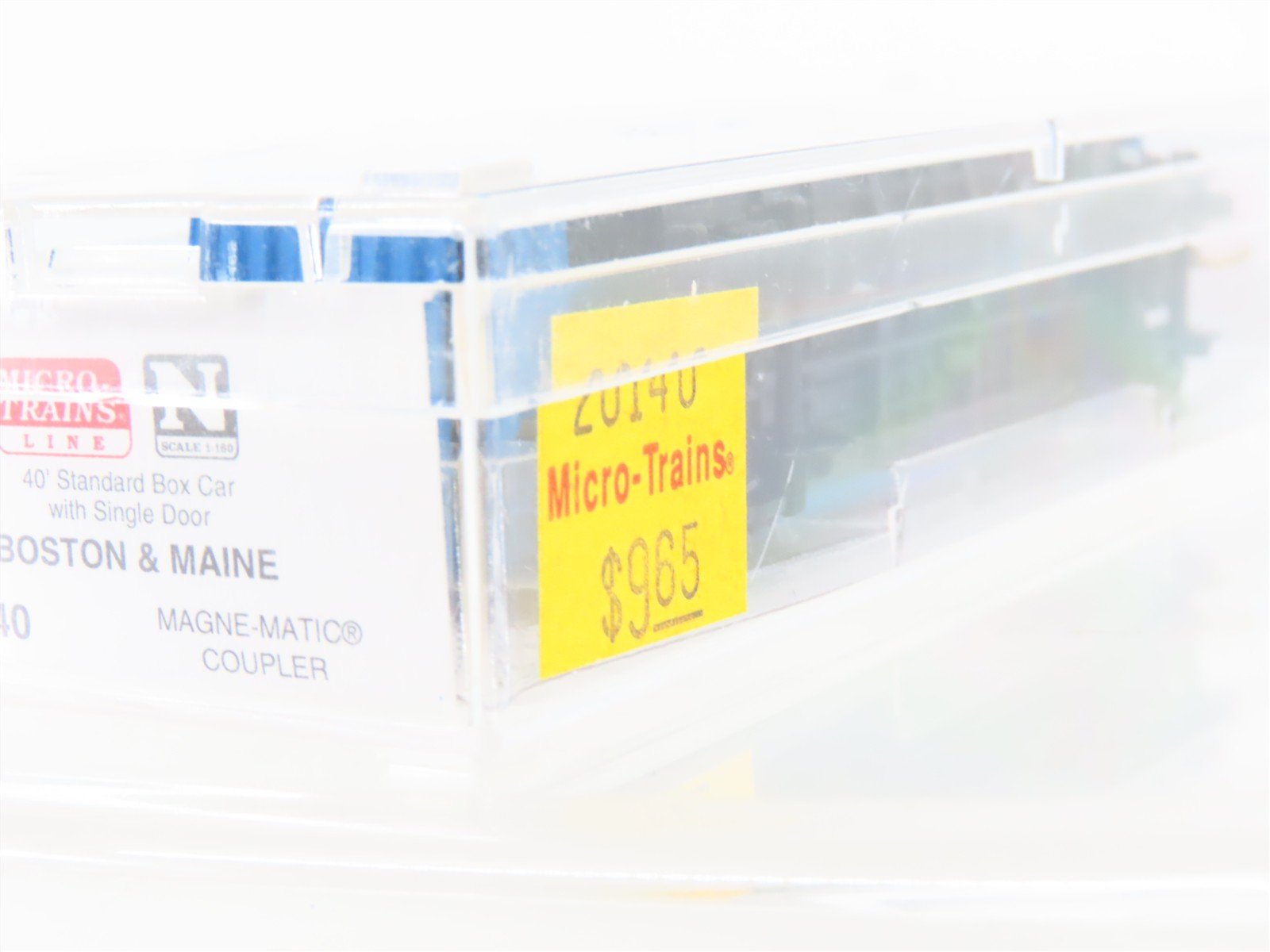 N Scale Micro-Trains MTL 20140 BM Boston & Maine 40' Single Door Box Car #74406