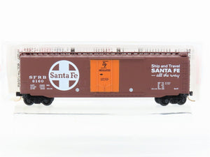 N Scale Micro-Trains MTL 32050/2 SFRB Santa Fe 50' Plug Door Box Car #6160