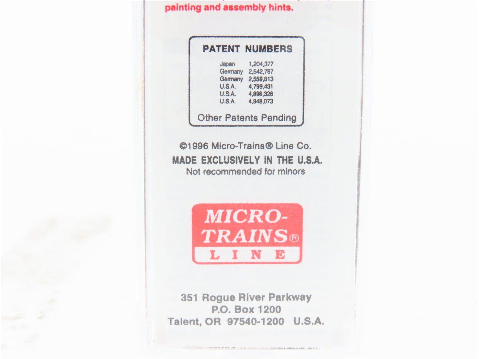 N Scale Micro-Trains MTL 32050/2 SFRB Santa Fe 50' Plug Door Box Car #6160