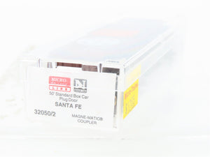N Scale Micro-Trains MTL 32050/2 SFRB Santa Fe 50' Plug Door Box Car #6160