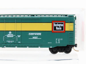 N Micro-Trains MTL 32370 RBBX Burlington Route 50' Plug Door Box Car #79468