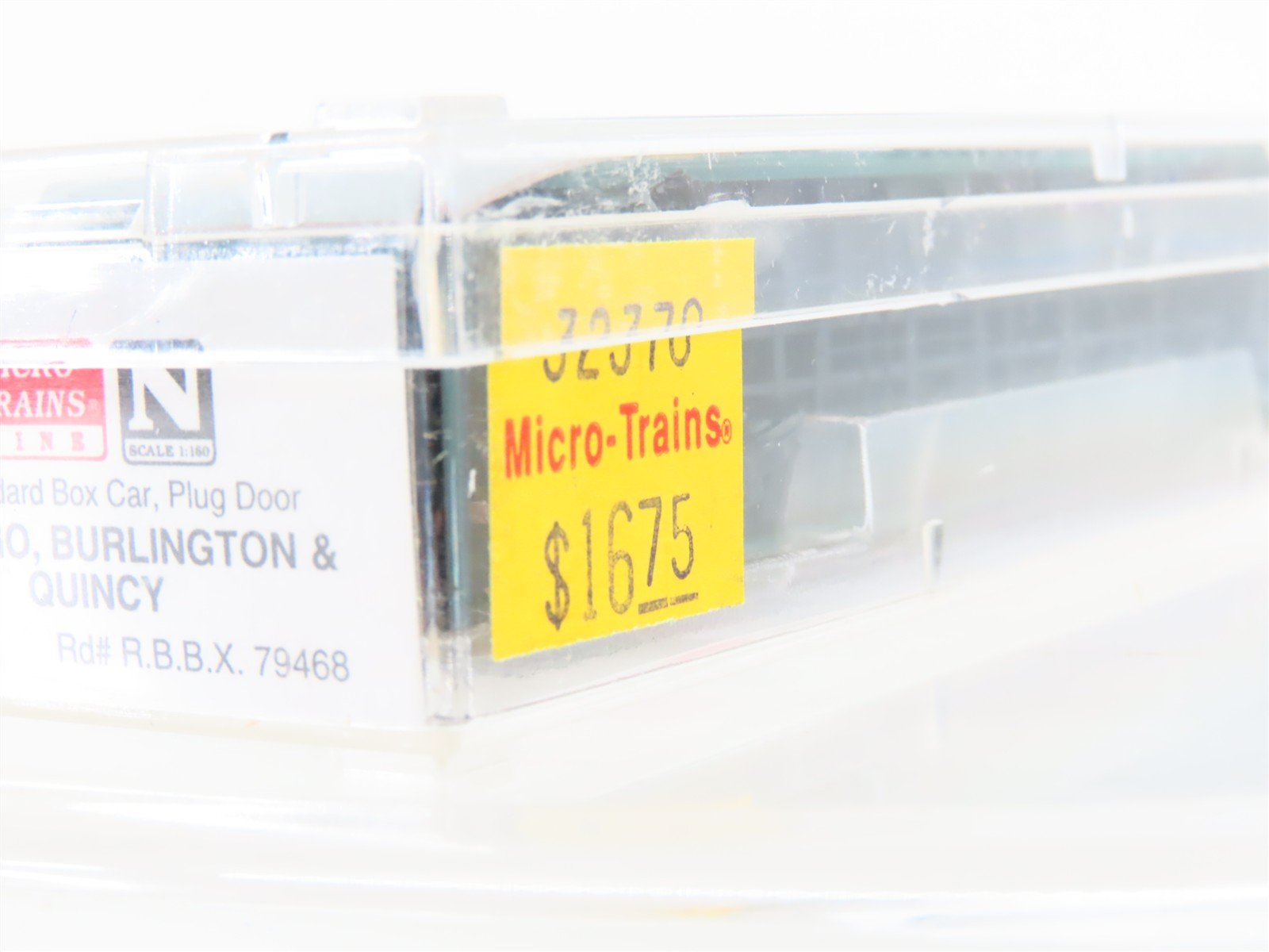 N Micro-Trains MTL 32370 RBBX Burlington Route 50' Plug Door Box Car #79468