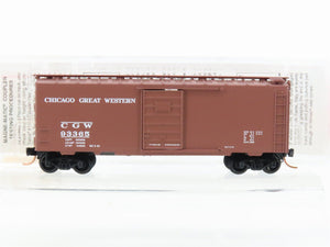 N Scale Micro-Trains MTL 20466 CGW Chicago Great Western 40' Box Car #93365
