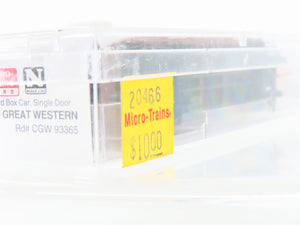 N Scale Micro-Trains MTL 20466 CGW Chicago Great Western 40' Box Car #93365