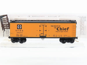 N Scale Micro-Trains MTL 47230 SFRD Santa Fe Chief 40' Wood Reefer #26243