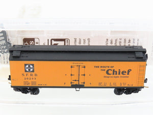 N Scale Micro-Trains MTL 47230 SFRD Santa Fe Chief 40' Wood Reefer #26243