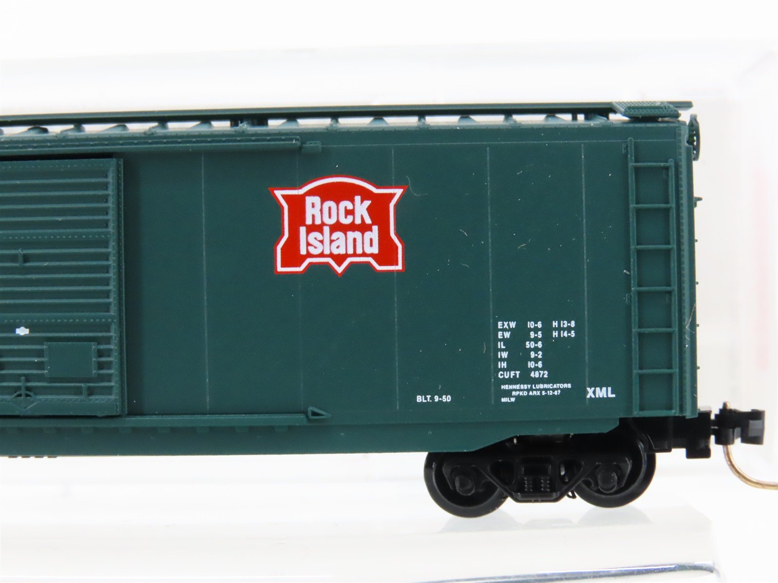 N Scale Micro-Trains MTL 31300 RI Rock Island 50' Single Door Box Car #110012