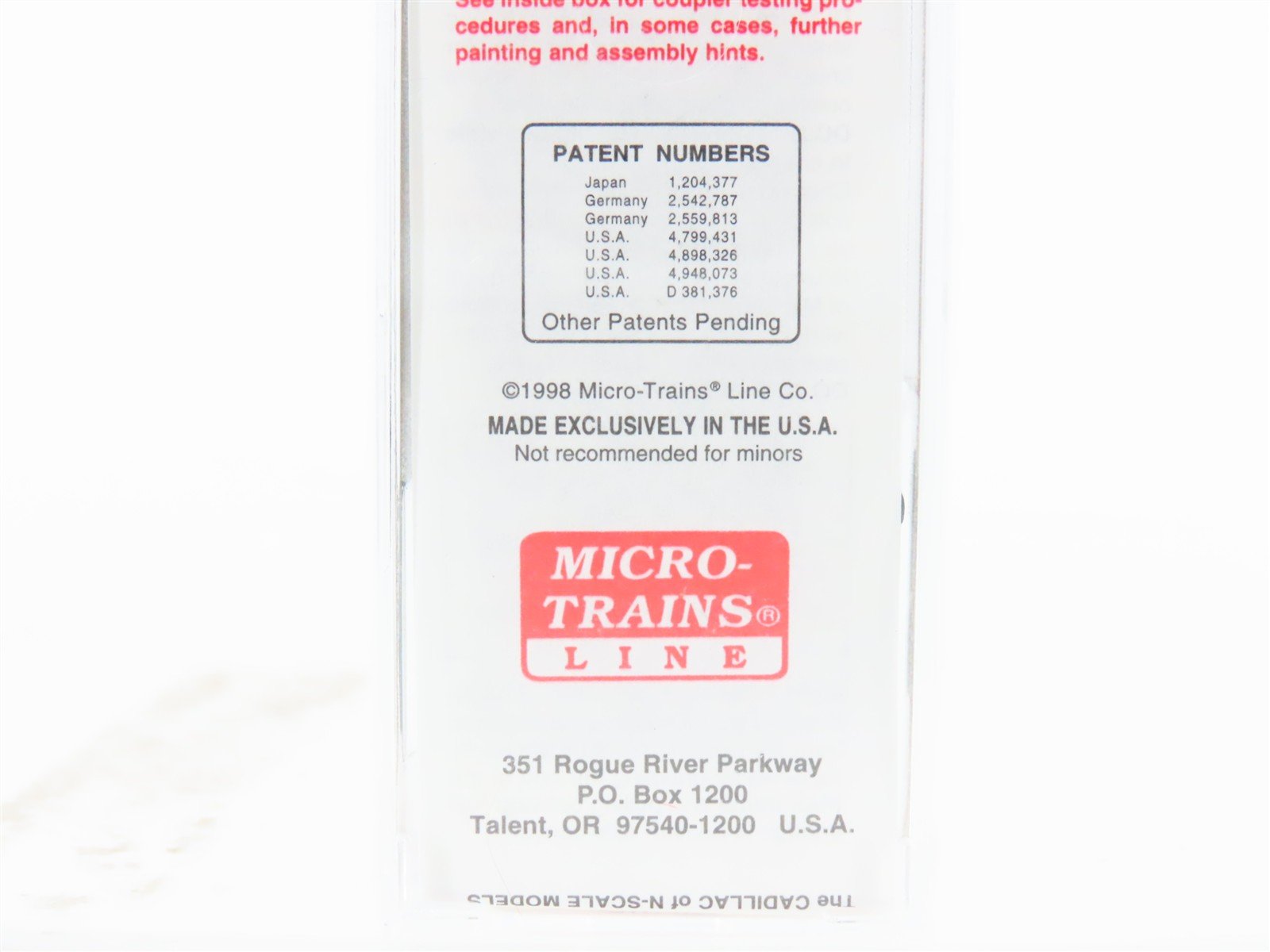 N Scale Micro-Trains MTL 31300 RI Rock Island 50' Single Door Box Car #110012