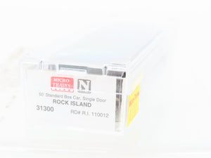 N Scale Micro-Trains MTL 31300 RI Rock Island 50' Single Door Box Car #110012