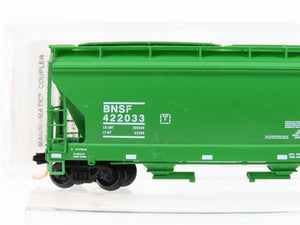 N Micro-Trains MTL 94110 BNSF Burlington Northern Santa Fe 3-Bay Hopper #422033