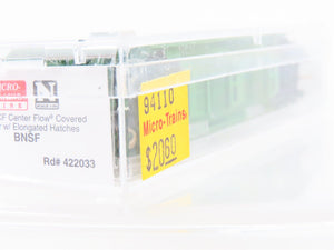 N Micro-Trains MTL 94110 BNSF Burlington Northern Santa Fe 3-Bay Hopper #422033
