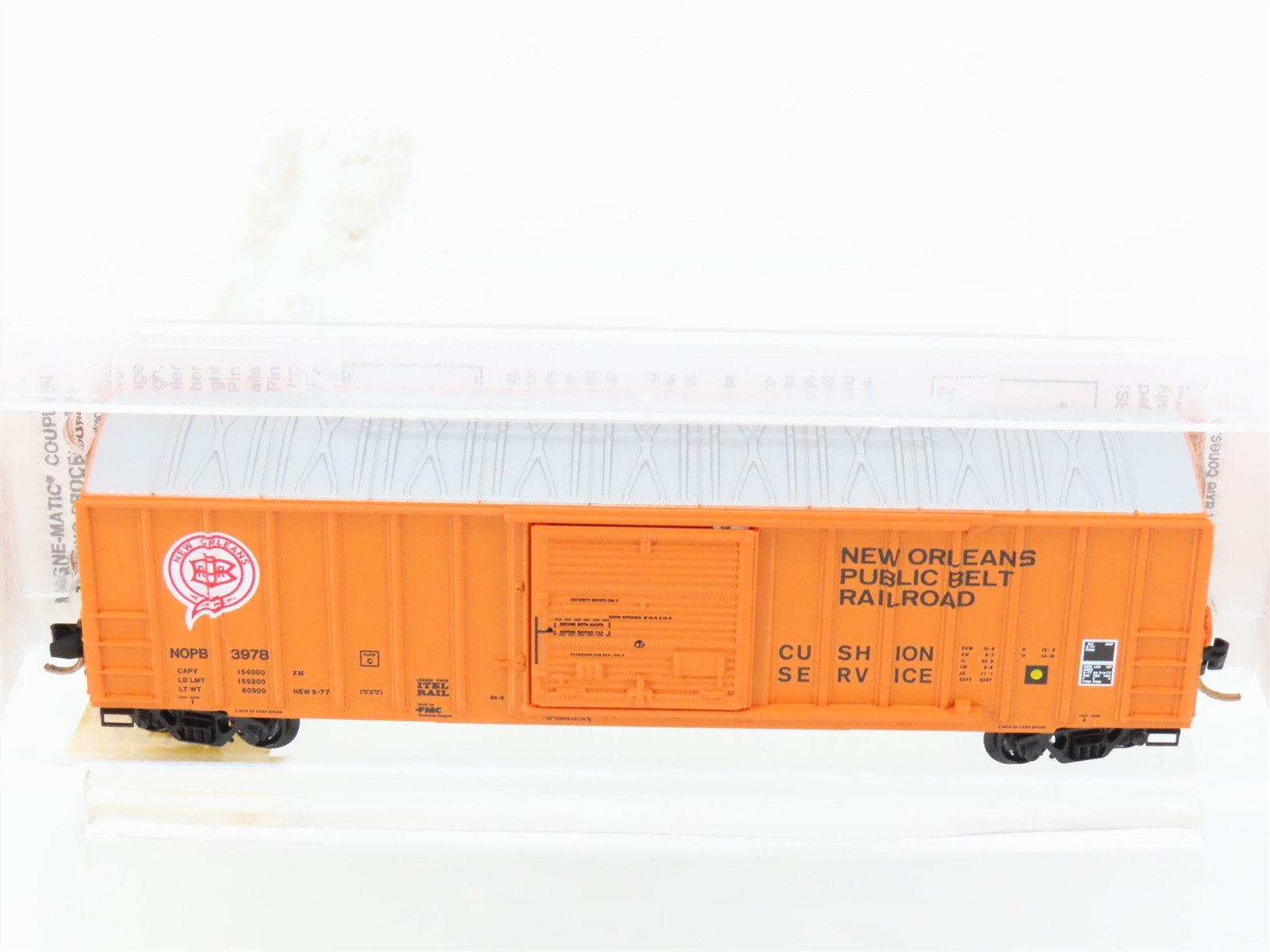 N Scale Micro-Trains MTL 25110 NOPB New Orleans Public Belt 50' Box Car #3978